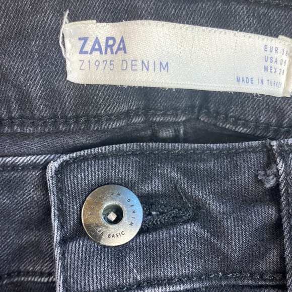 ZARA Z1975 Denim black skinny Jeans - Picture 5 of 5